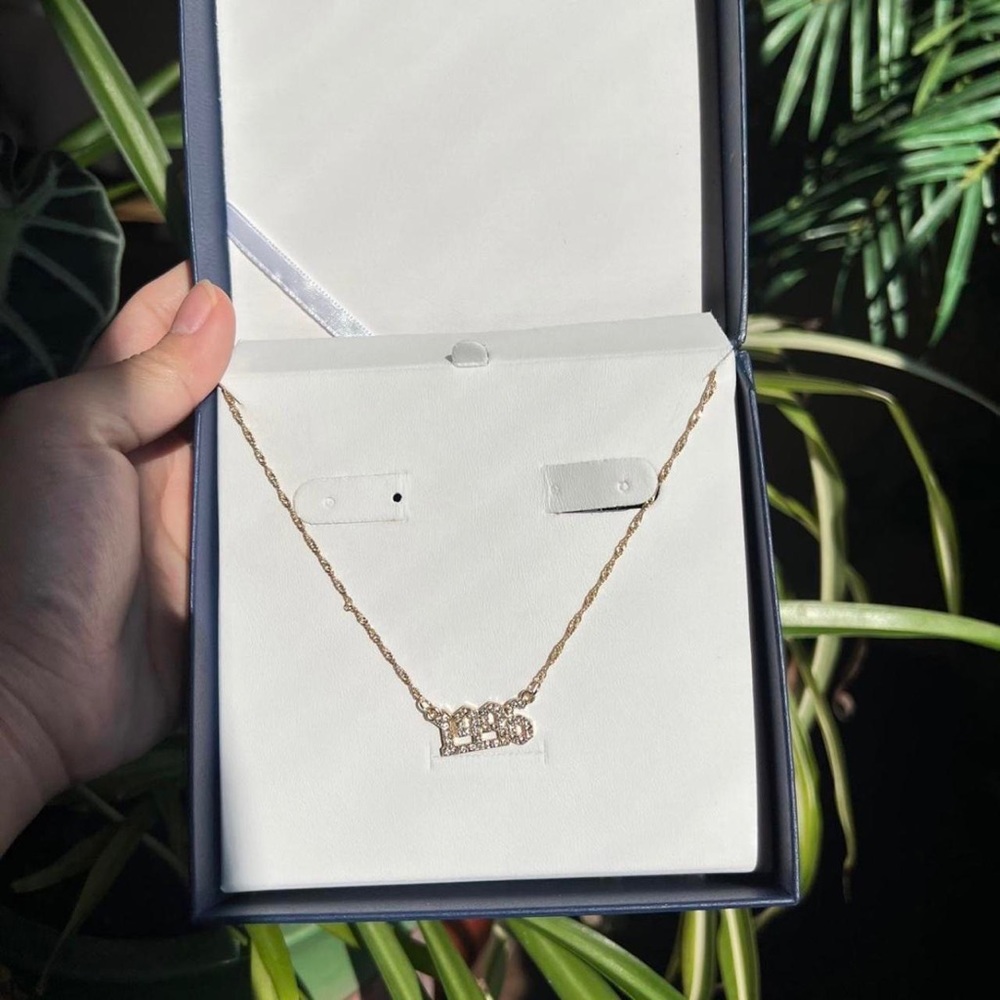 1996 Studded Gold Necklace